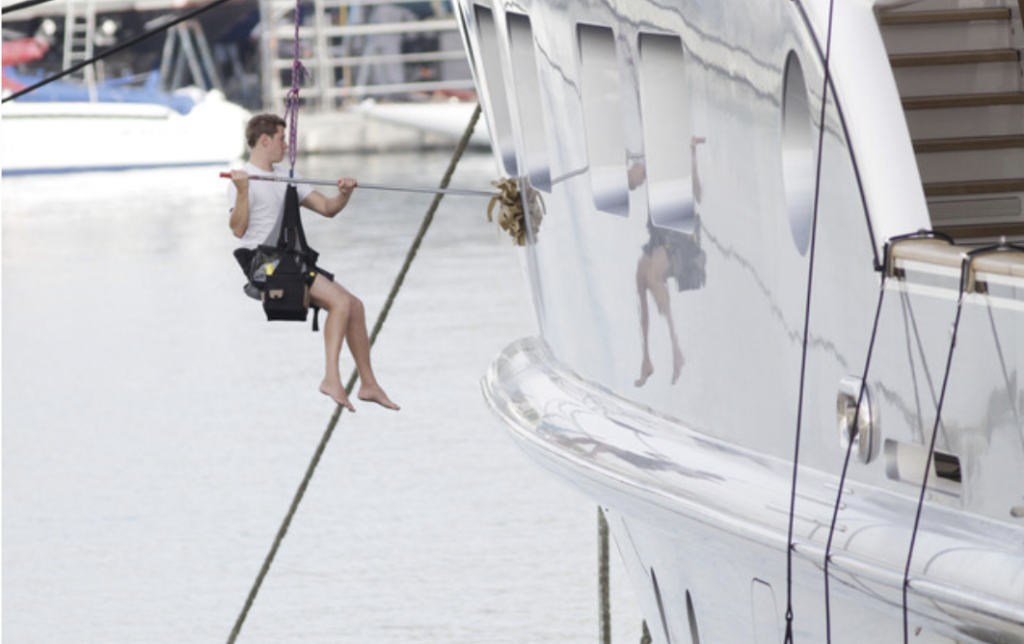 deckhand on superyacht